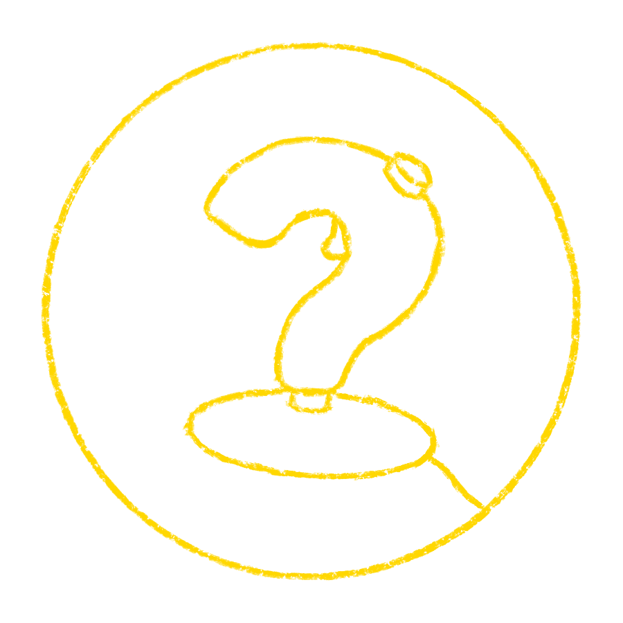 Golden stamp of the Should You Play logo, which is a question mark-shaped joystick.